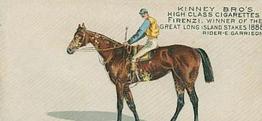 1889 Kinney Brothers Famous American Running Horses (N229) #NNO Firenzi Front